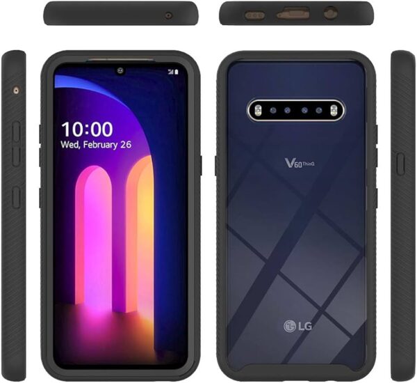 LG V Serie V60 ThinQ Schwarze Handyhülle